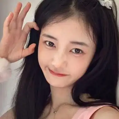 甜美可爱少女心粉色系真人女头