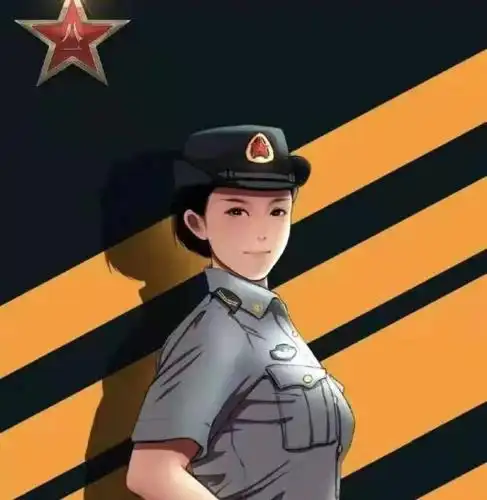 女兵头像图片
