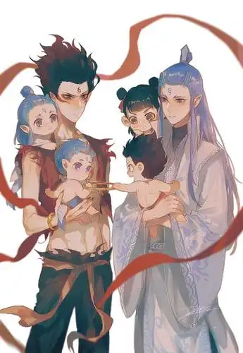 哪吒之魔童降世——哪吒与敖丙高清动漫壁纸图片,太美～快来抱图