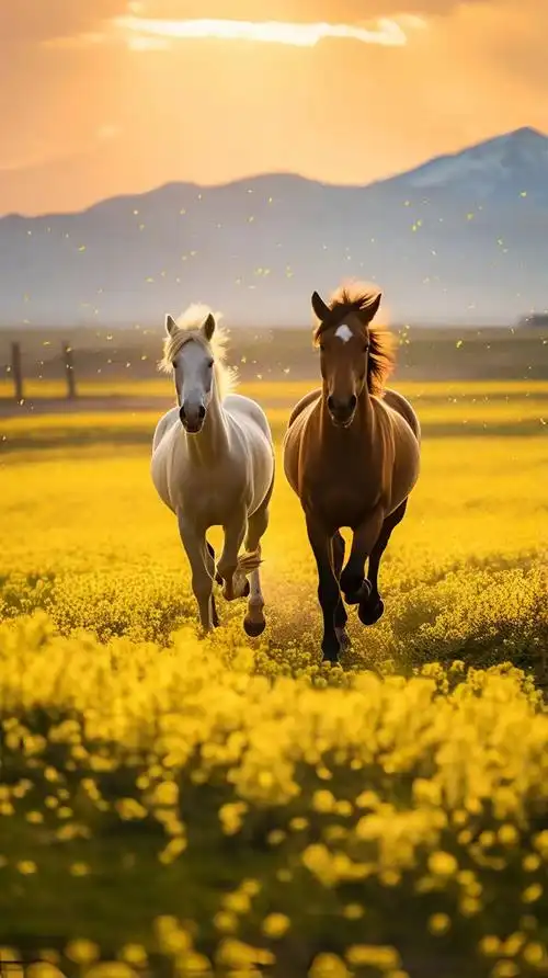 让我们一同走进草原,目睹骏马奔驰的盛宴,感受那狂奔的力量,那 - 抖音