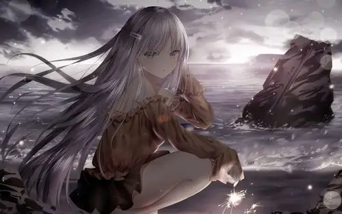 唯美迷人动漫美女壁纸39