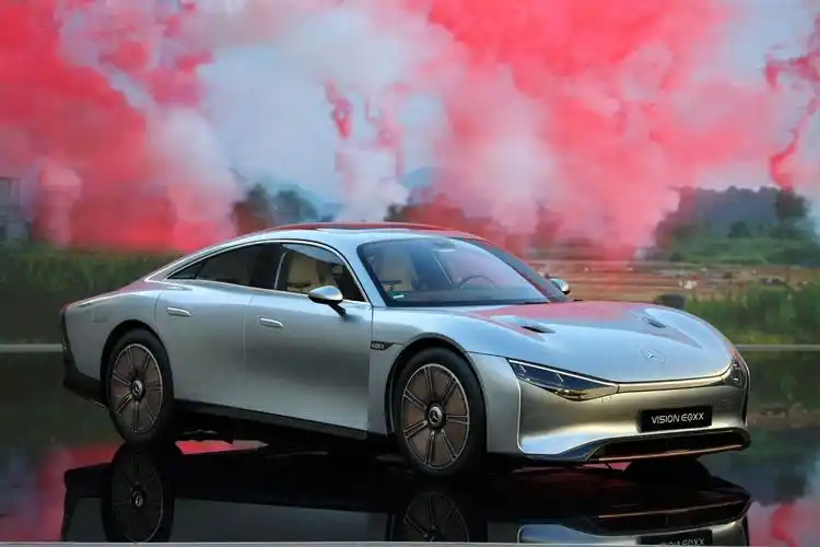 梅赛德斯-奔驰vision eqxx概念车在京亮相