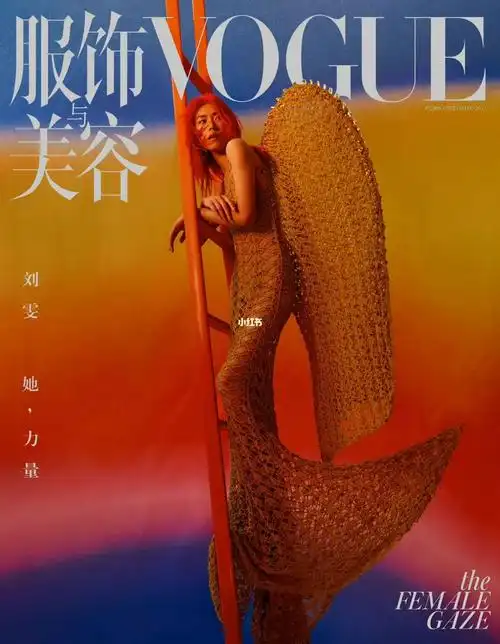 刘雯vogue服饰与美容十二月刊封面