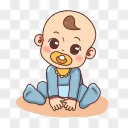 手绘卡通婴儿宝宝素材