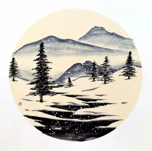 圆形卡纸绘画汇总(各位老师)