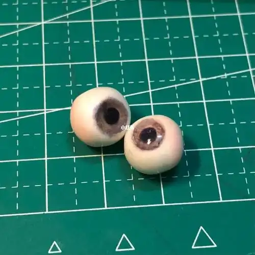 超轻粘土眼球