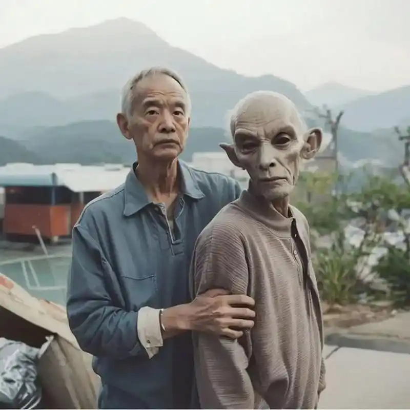 多年中国人民解放军捉住多个外星人形象的多艘飞碟飞船存在 - 抖音