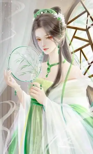 古风美女手持团扇的唯美时刻,恬静优雅气质高贵,一瞥一笑很倾城