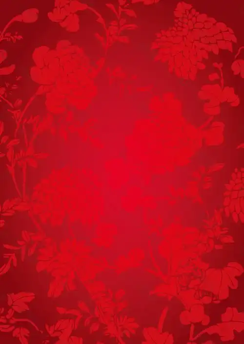 素材模板下载,本次背景                        作品主题是红色