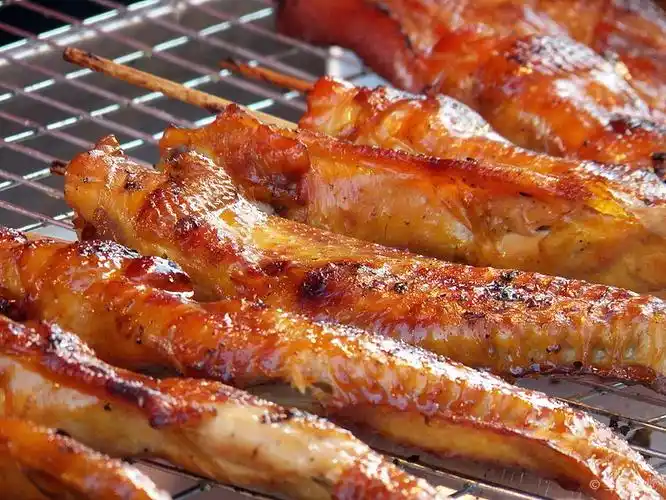 烧烤_鸡翅_高清图片_全景视觉