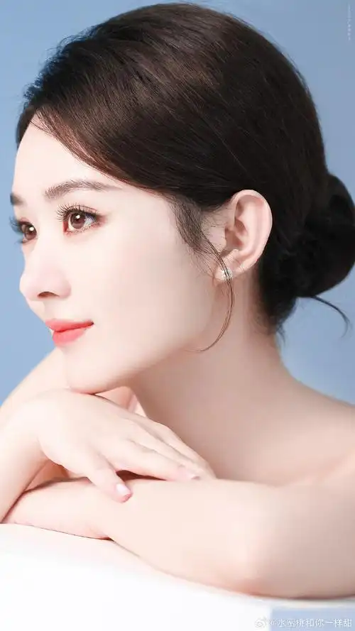 赵丽颖维达品牌代言人##维达品牌代言人赵丽颖##赵丽颖吊带紫裙#排