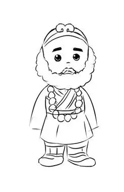 西游记沙僧简笔画 - 简单简笔画