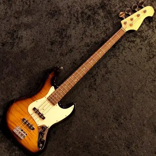master jazz bass(夕阳渐层)4 弦电贝斯 弦距低,好弹好上手:滚将乐器