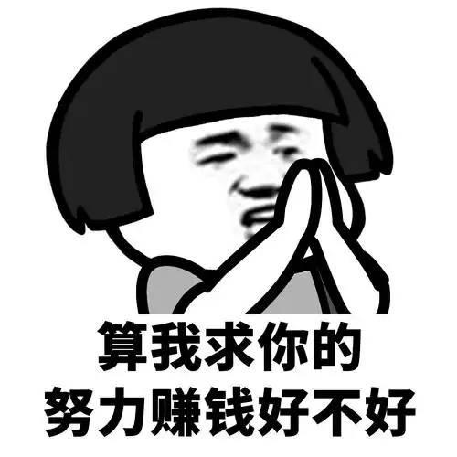 算我求你的努力赚钱好不好