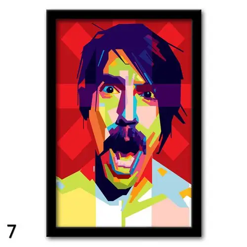 red hot chili peppers红辣椒乐队摇滚音乐大海报 琴行有框装饰画