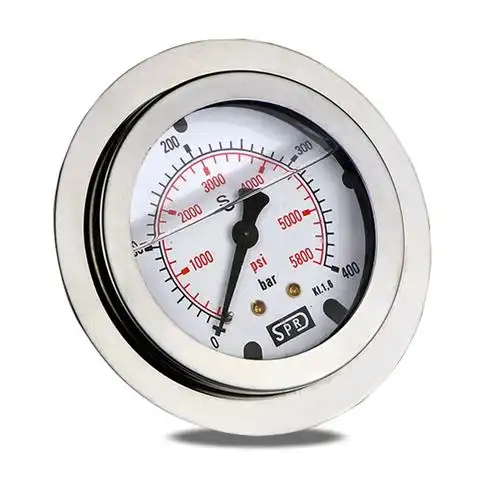 三一中联泵车注塑机压力表搅拌车不锈钢耐震液压轴向测压表挖掘机