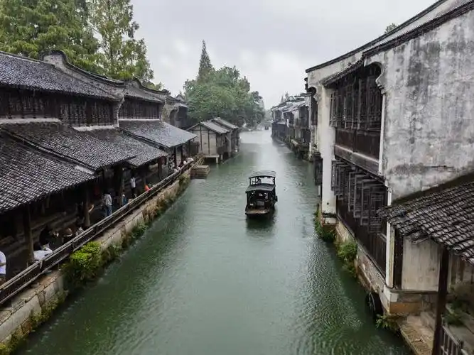 乌镇美景尽收眼底.晴乌镇不如雨乌镇,今日体验到了烟雨江南[爱 - 抖音