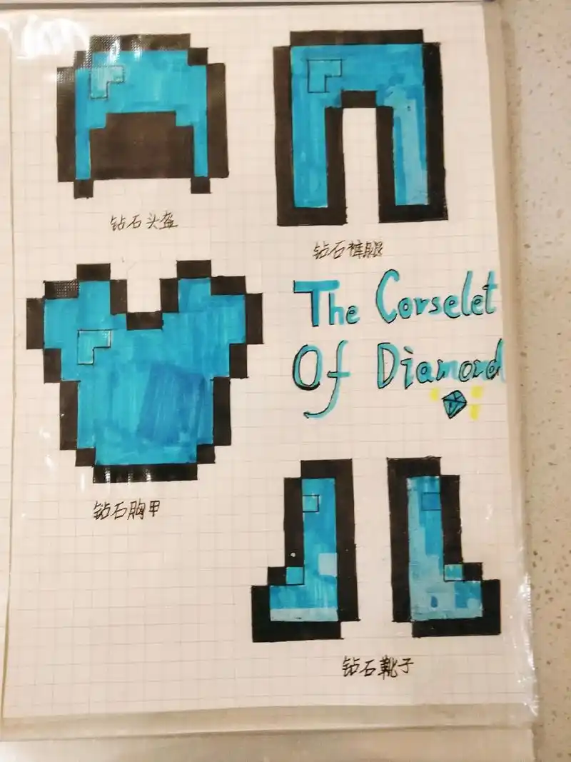 我的世界像素画#我的世界# mc不灭 - 抖音