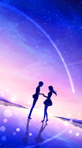 收集   点赞  评论  bling bling 浪漫背景 封面 空间美图 0 7 汐儿