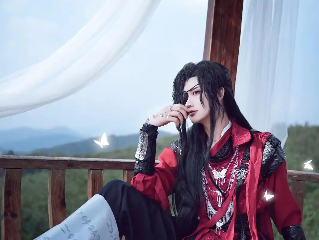 cos #古风 #天官赐福 #花城 存图而已,陪cp出的