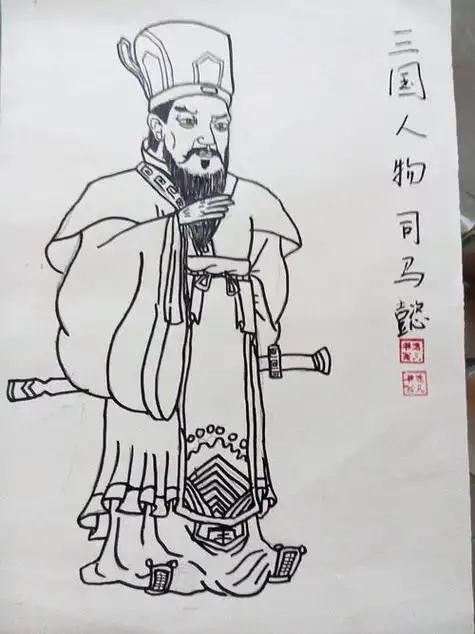 历史人物手绘简笔画