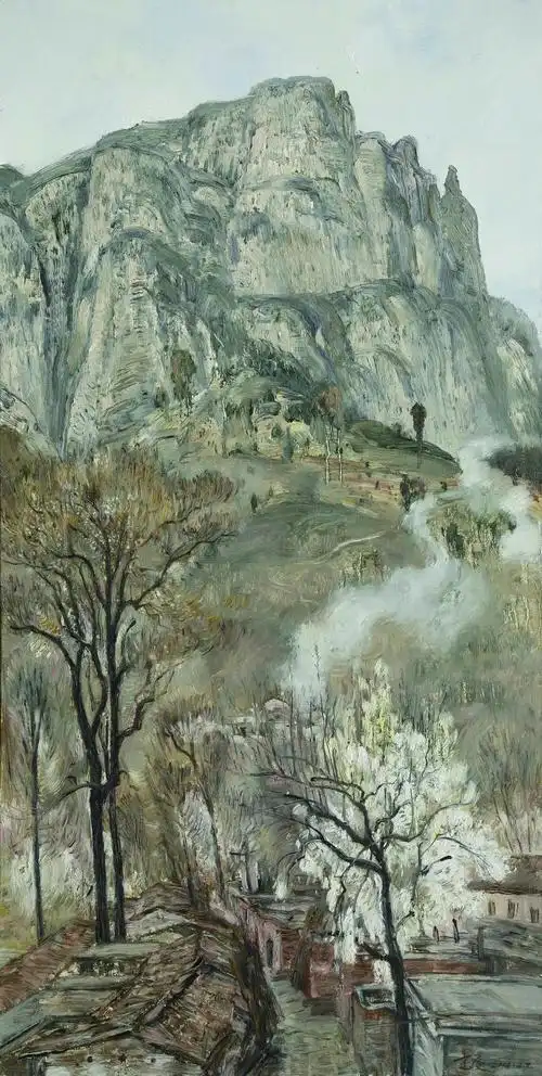 太美了当太行山遇到油画是怎样一种意境