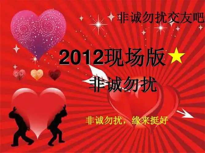 现场版非诚勿扰ppt