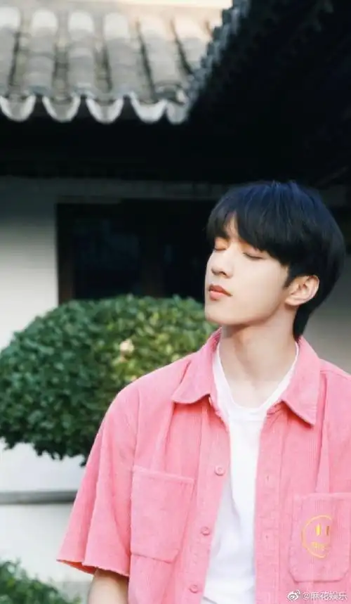 刘耀文初秋户外四连拍#刘耀文户外四连拍,今天是粉色修勾,粉嫩元气的