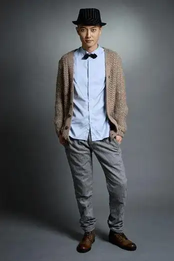 张丹峰时尚搭配轻熟绅士时尚俊朗酷帅养眼