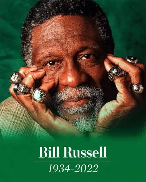 nba传奇指环王比尔拉塞尔逝世享寿88岁