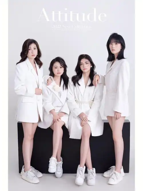 四人闺蜜写真浅浅记录一下深深的友谊