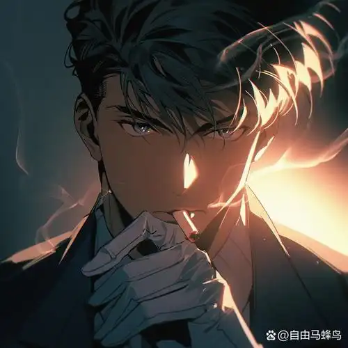 动漫头像『西装暴徒』帅到炸裂,质感拉满 带来新一期的旧漫男生头像