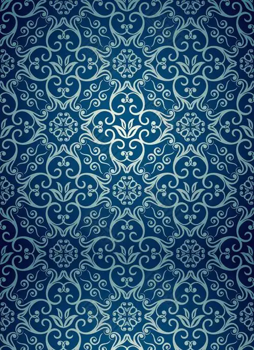 精致欧式碎花花纹背景