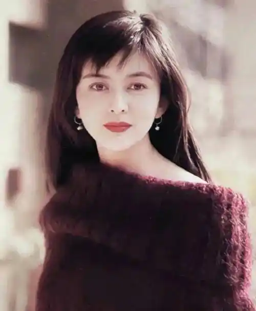 李连杰妻子利智黑色网纱上衣短发造型美丽有气质