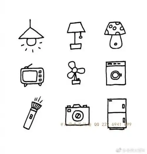 物品简笔画 物品简笔画图片大全