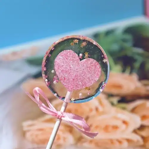 520棒棒糖手工大糖果波板糖送男女友圆形粉色爱心情人节送女朋友