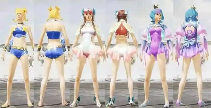 和平精英摆脱小裙子后才最美海洋军需备受期待每一款都很完美