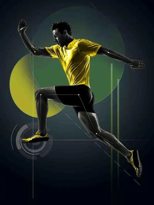 个性时尚简约运动健身宣传海报设计背景模板