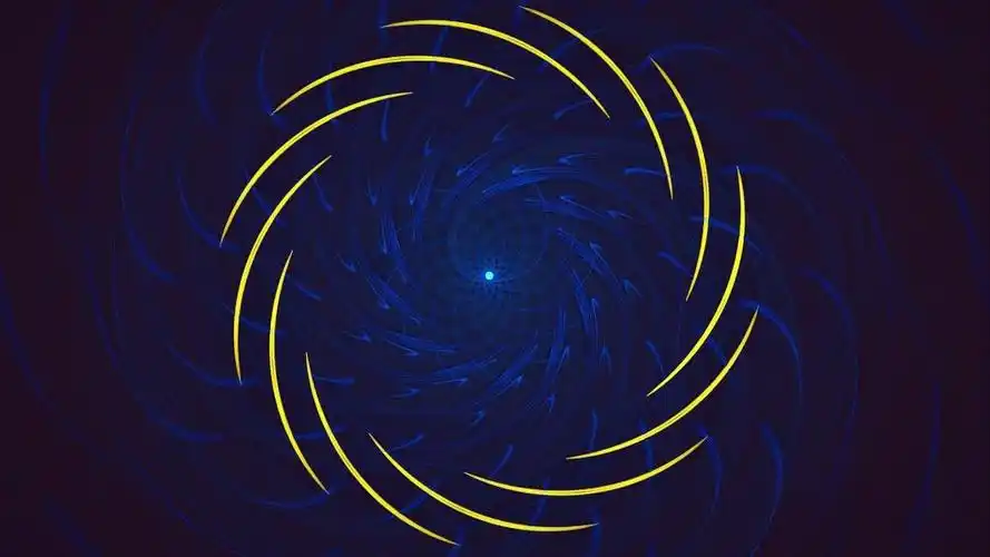 高清几何分形抽象艺术插画,高清壁纸图片,五颜六色-回车桌面