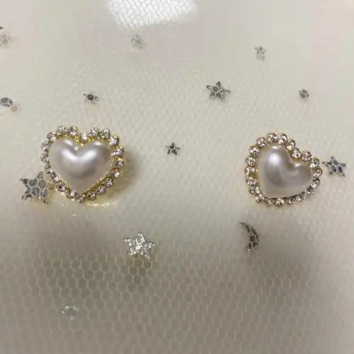 吹爆这颗爱心珍珠耳钉60爱心控的我真的爱了