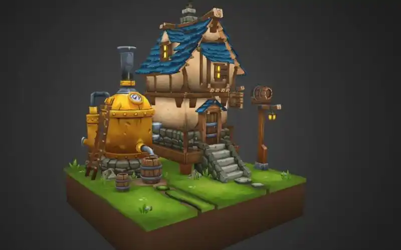 【maya场景建模】零基础教程房屋场景建模——小白建模案例讲解