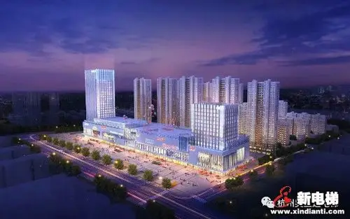 74台奥立达电梯为盐城滨海颐高广场添彩