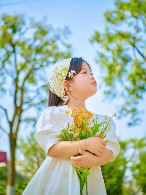 上海儿童摄影森系电影感儿童外景写真