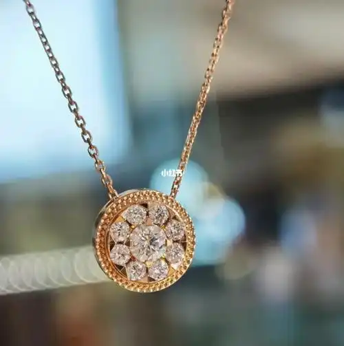 周大福七夕周大福春雪系列钻石项链