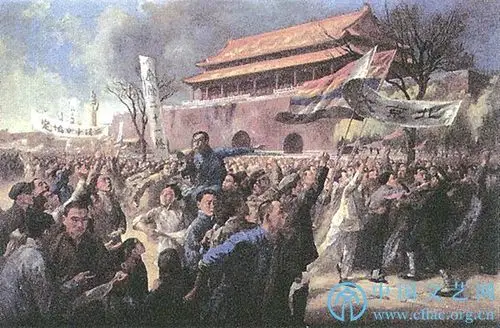 五四运动(油画) 周令钊