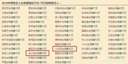 揭秘明星的出场费一期是多少普通人想都不敢想