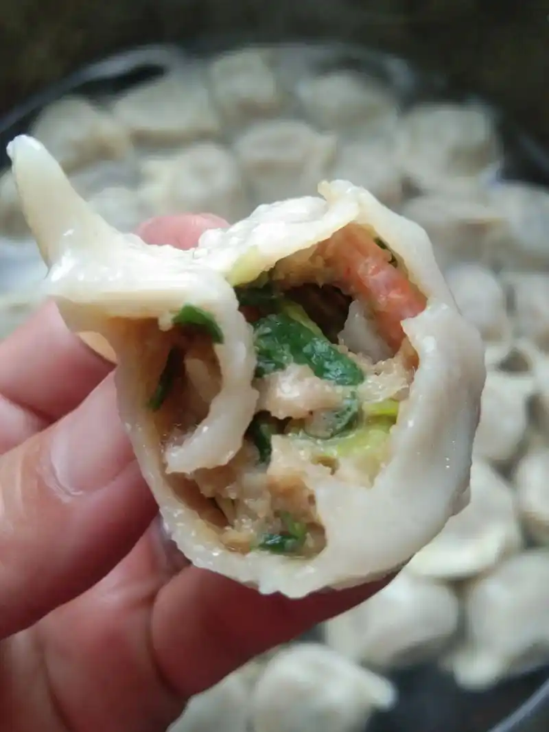 纯手工灌汤水饺