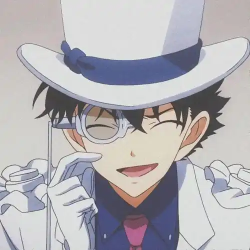 100张怪盗基德(黑羽快斗)头像合集,帅呆了~_黑羽快斗_头像_怪盗基德