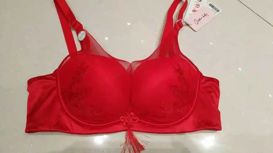 都市丽人秋冬新款lx91a8水滴性感刺绣印花中厚聚拢型文胸