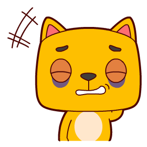 疲倦猫黑眼圈挠头可爱gif动图_动态图_表情包下载_soogif